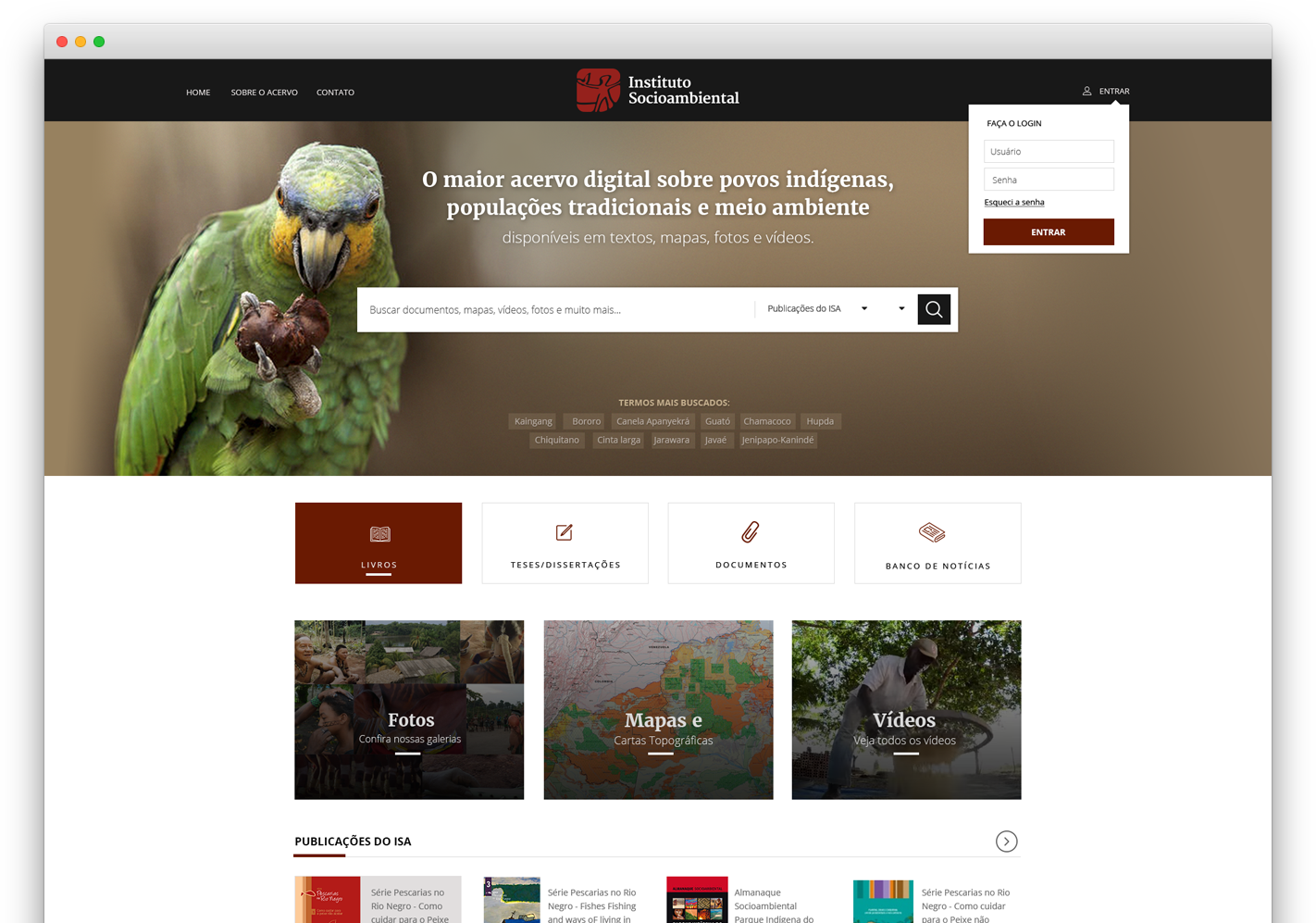 acervo do instituto socioambiental