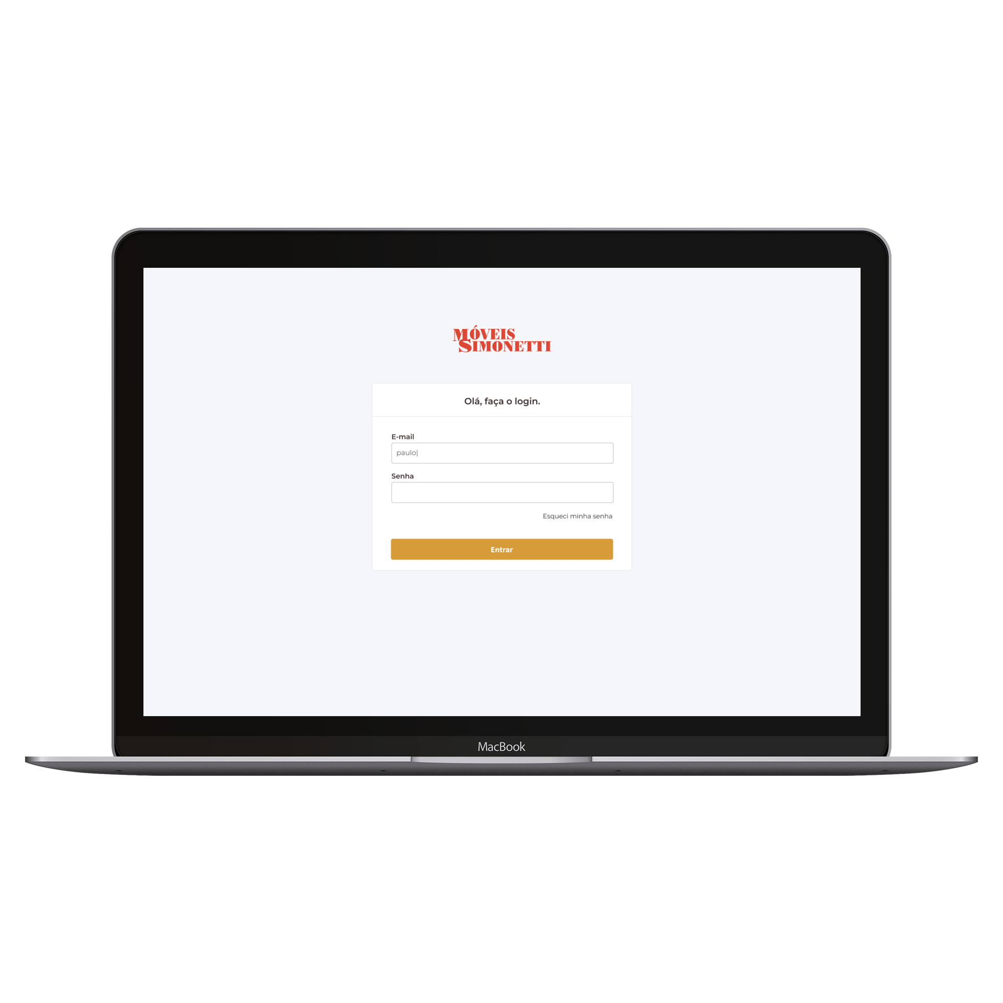 tela do sistema moveis simonetti